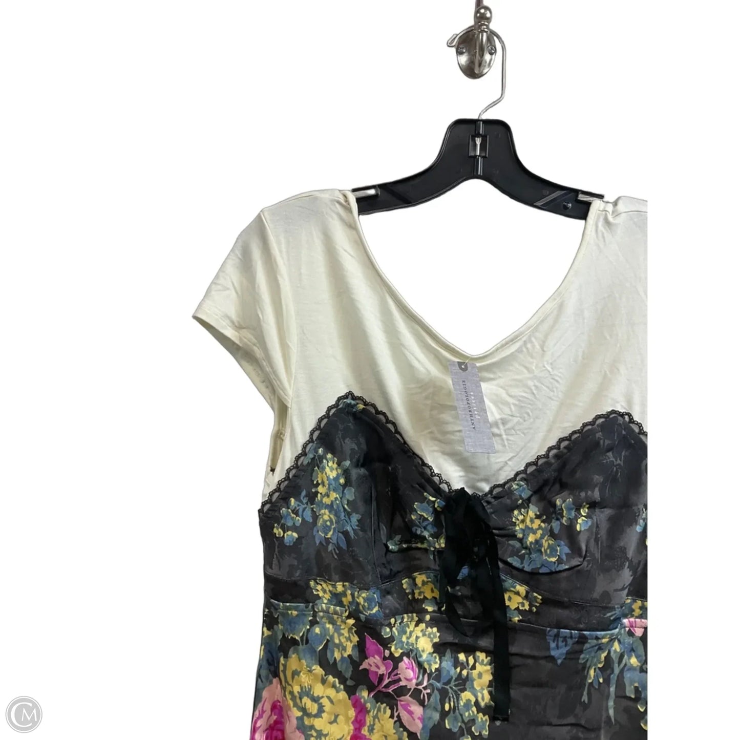 Dress Casual Midi By Anthropologie In Black, Size: Lp