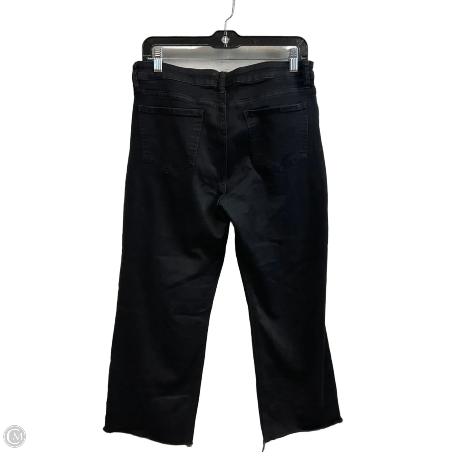 Jeans Wide Leg By Kut In Black Denim, Size: 10