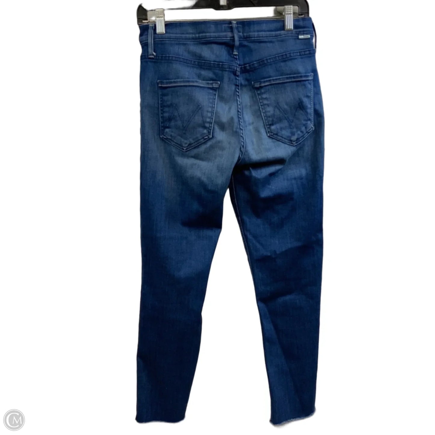 Jeans Straight By Mother In Blue Denim, Size: 8