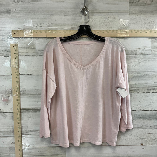 Pink Top 3/4 Sleeve Eileen Fisher, Size Xs
