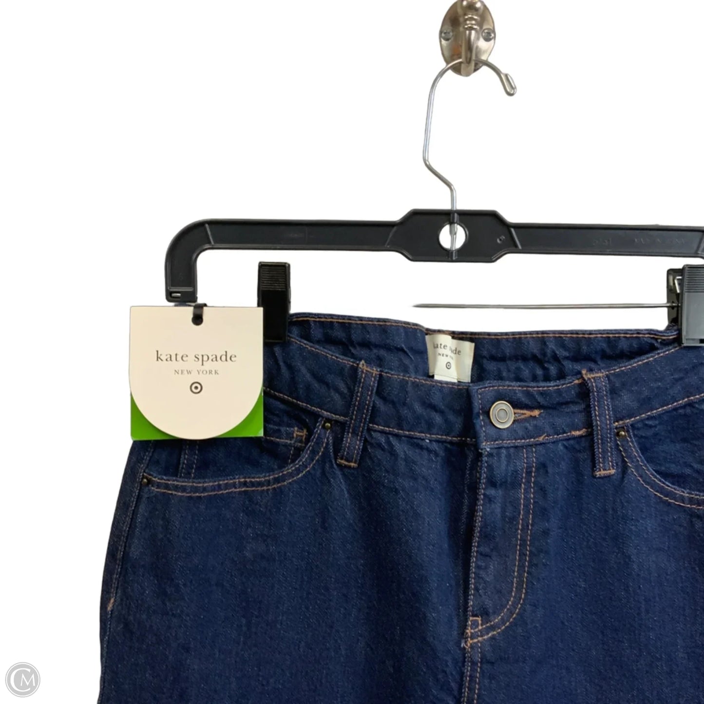 Jeans Wide Leg By Target-designer In Blue Denim, Size: 6