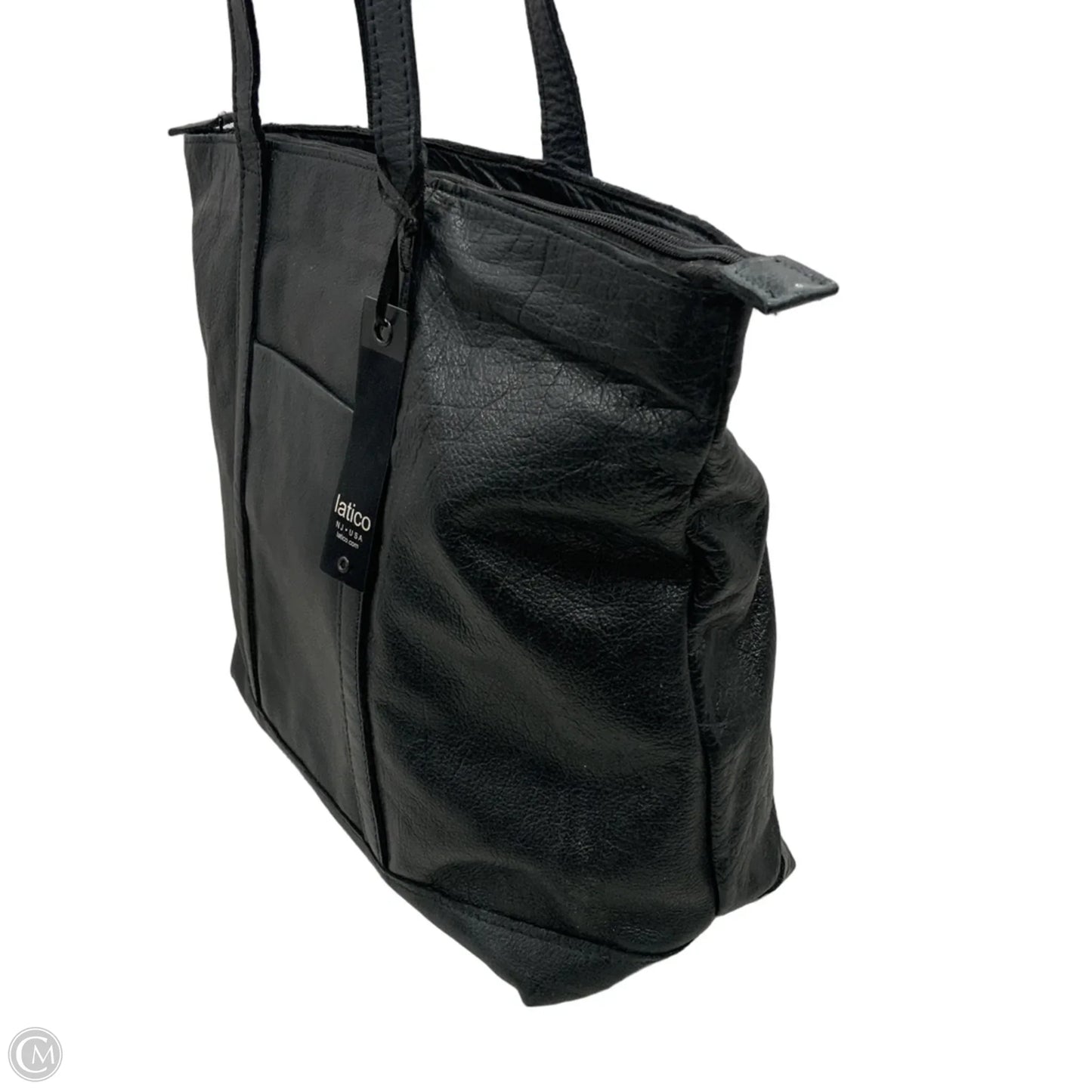 Handbag Leather By Latico, Size: Large