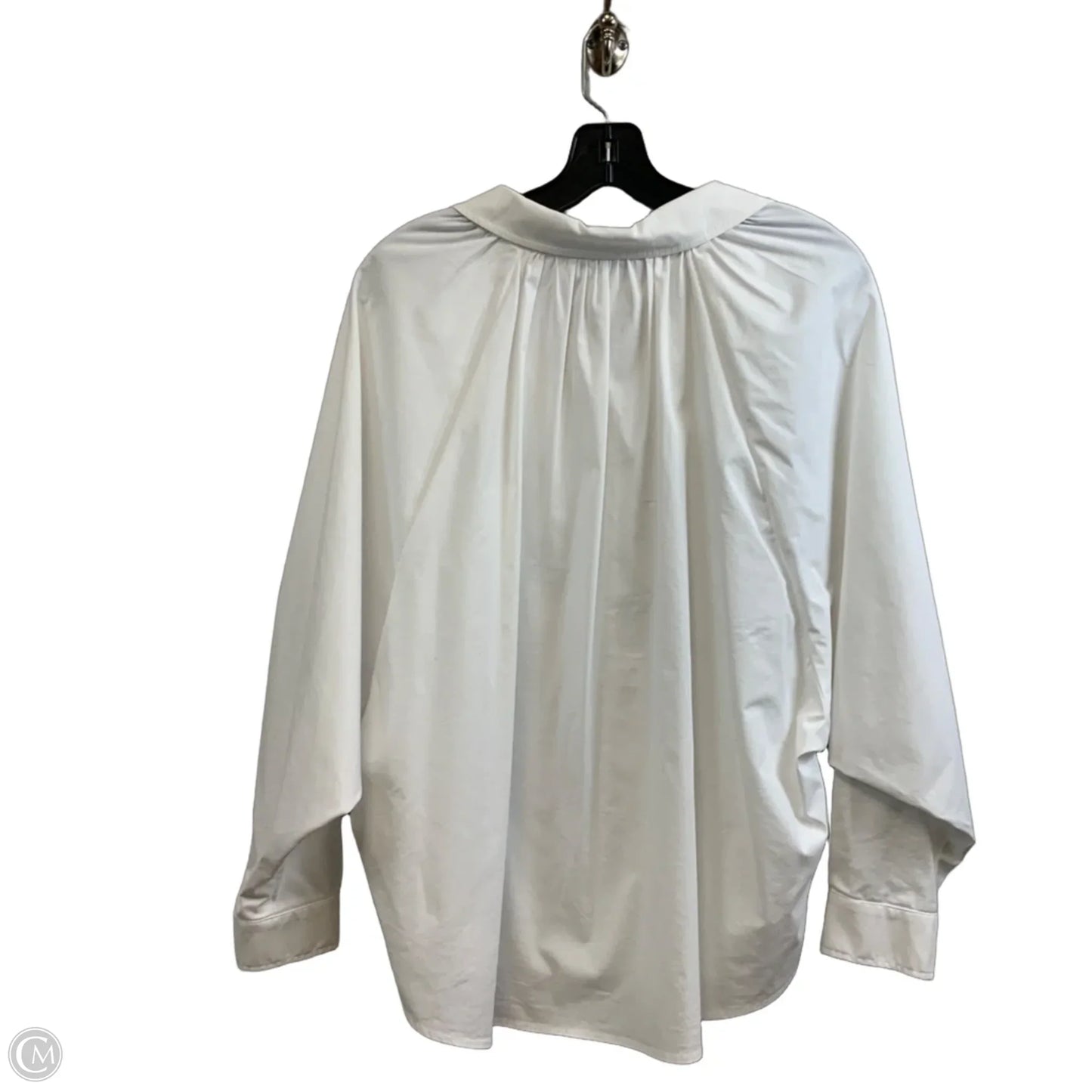 Blouse Long Sleeve By FINLEY In White, Size: M