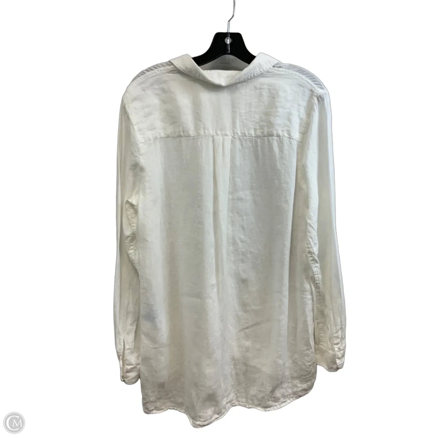 Blouse Long Sleeve By J Mclaughlin In White, Size: L