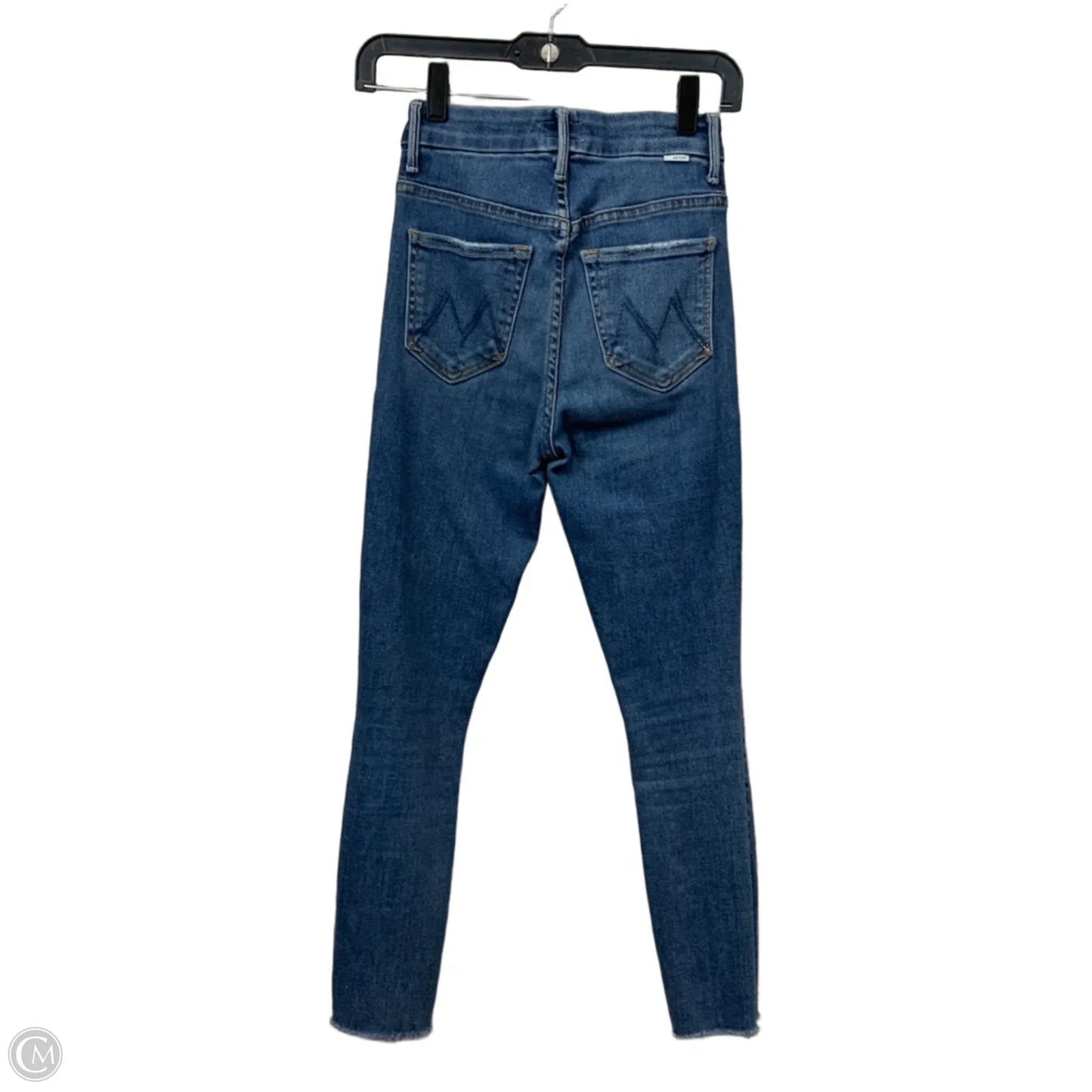 Jeans Skinny By Mother In Blue Denim, Size: 0