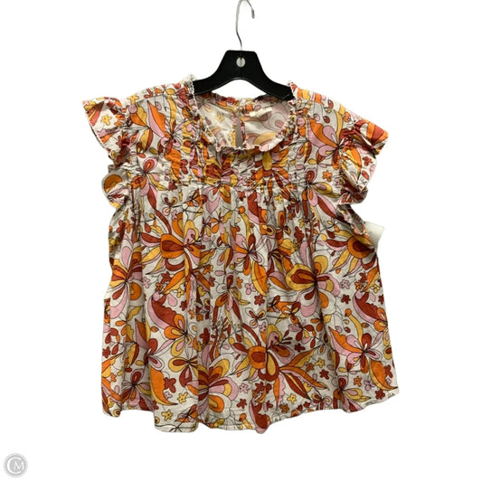 Top Sleeveless By Ana In White, Size: L