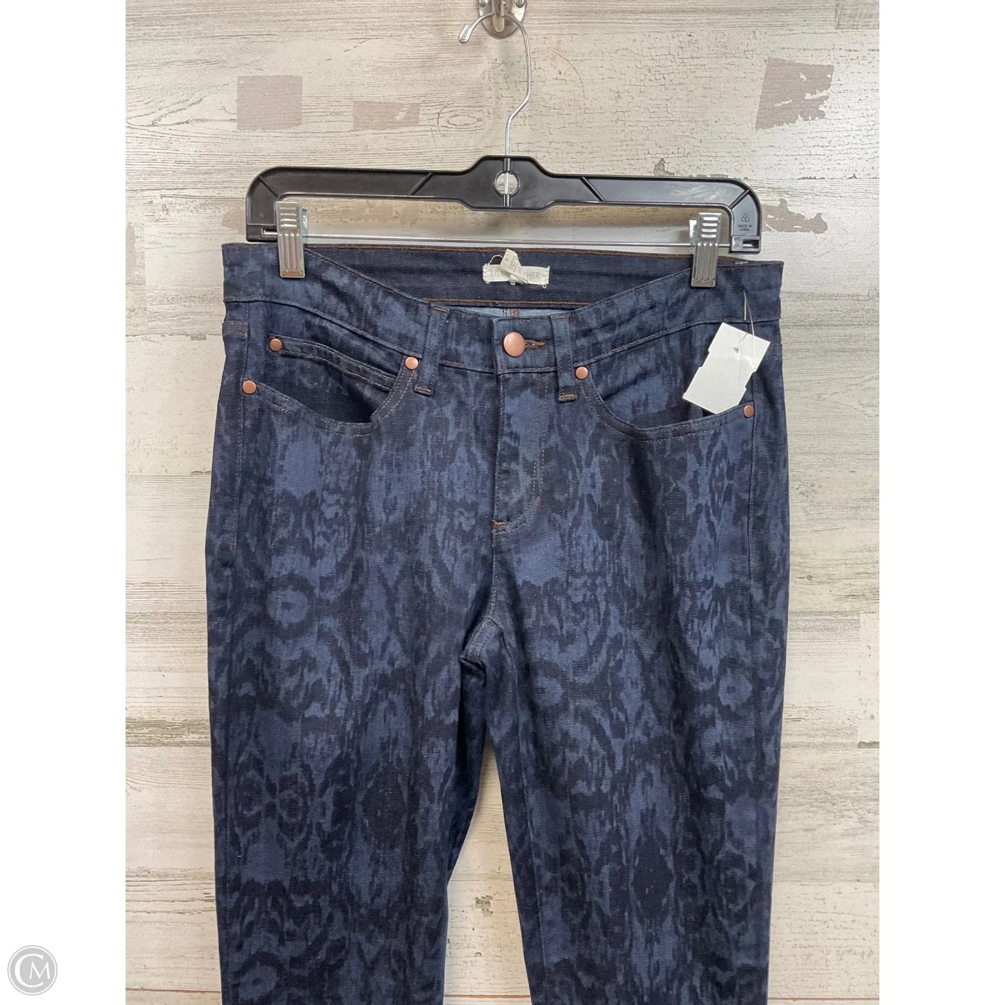 Jeans Skinny By Eileen Fisher In Blue Denim, Size: 6