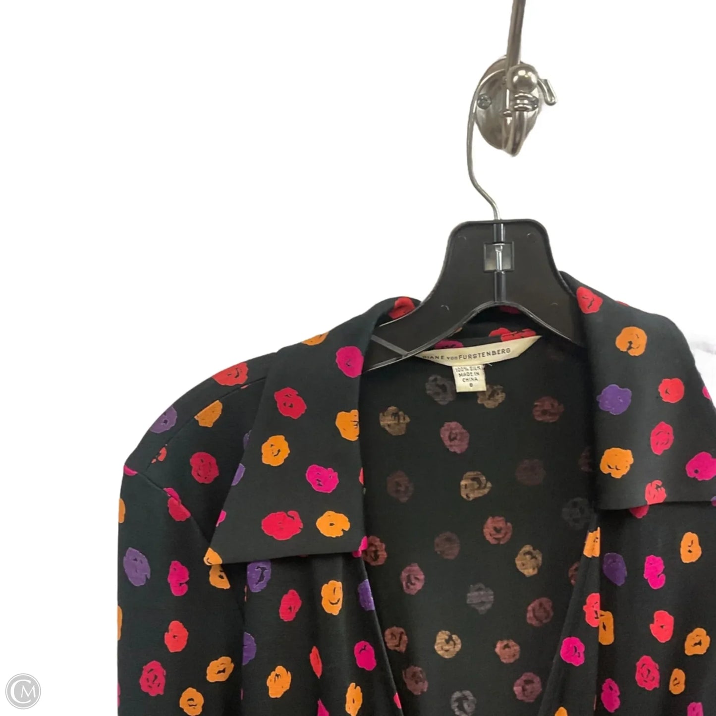 Dress Designer By Diane Von Furstenberg In Black, Size: M