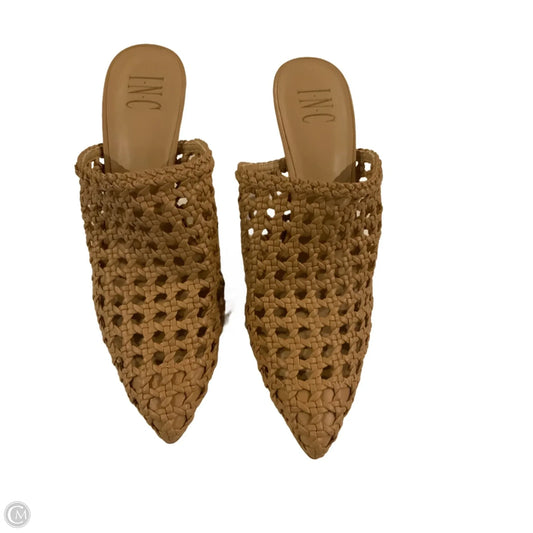 Sandals Heels Stiletto By Inc In Tan, Size: 8.5