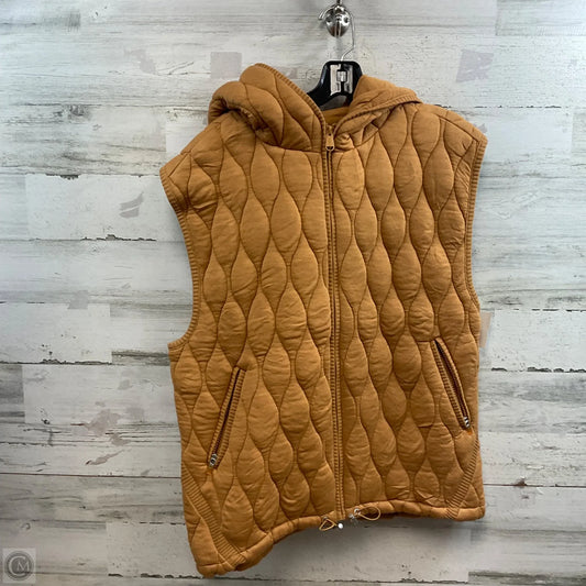 Vest Puffer & Quilted By Free People In Brown, Size: Xs