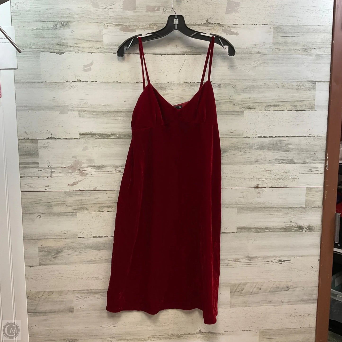 Dress Party Midi By Zara Basic In Red, Size: M