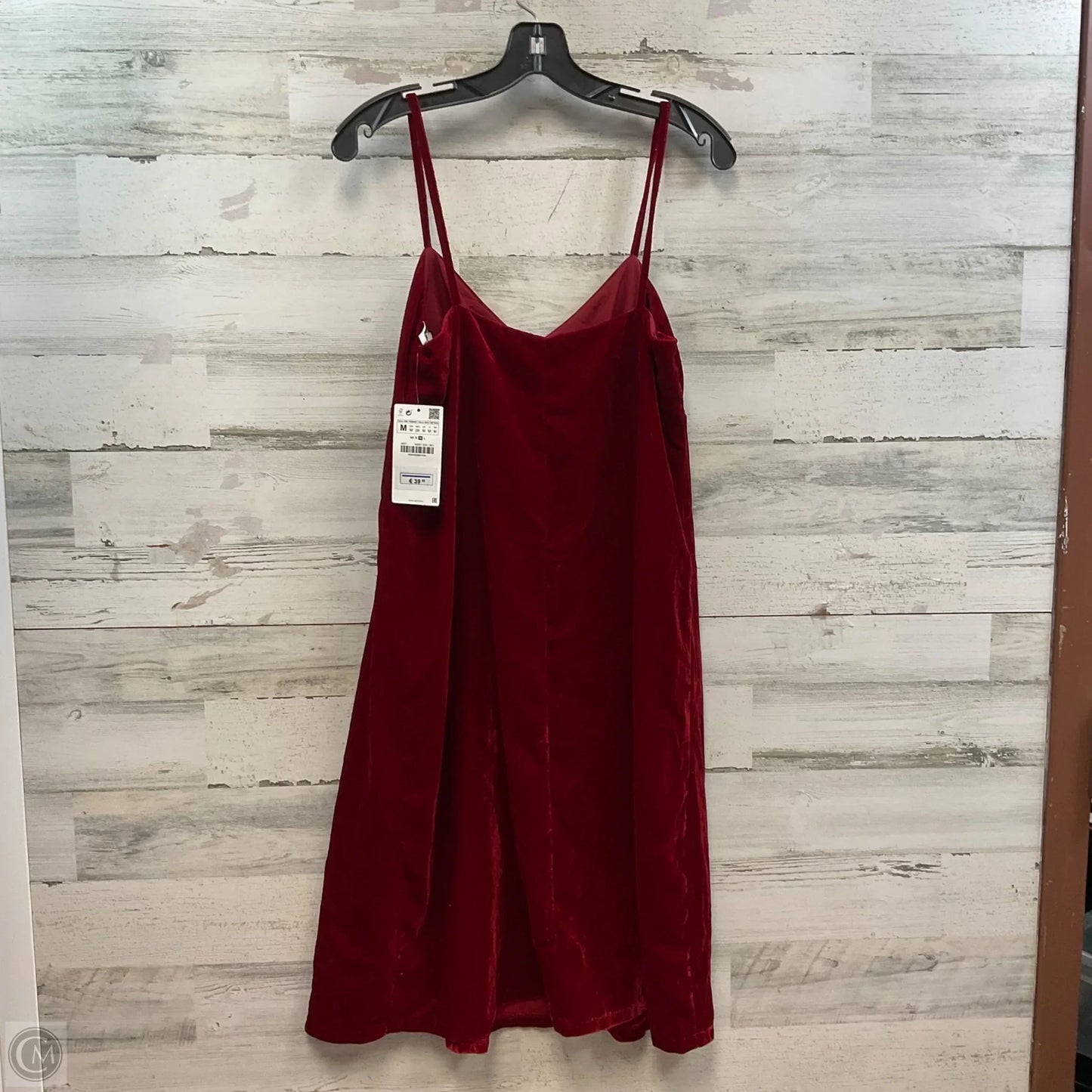Dress Party Midi By Zara Basic In Red, Size: M