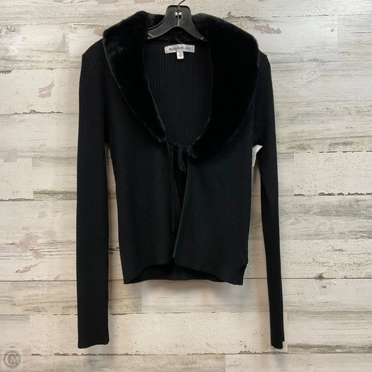 Sweater Cardigan By Madden Girl In Black, Size: L