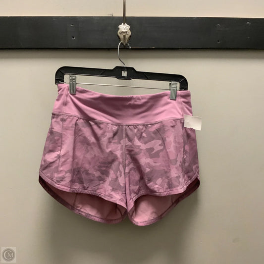 Athletic Shorts By Lululemon In Purple, Size: S