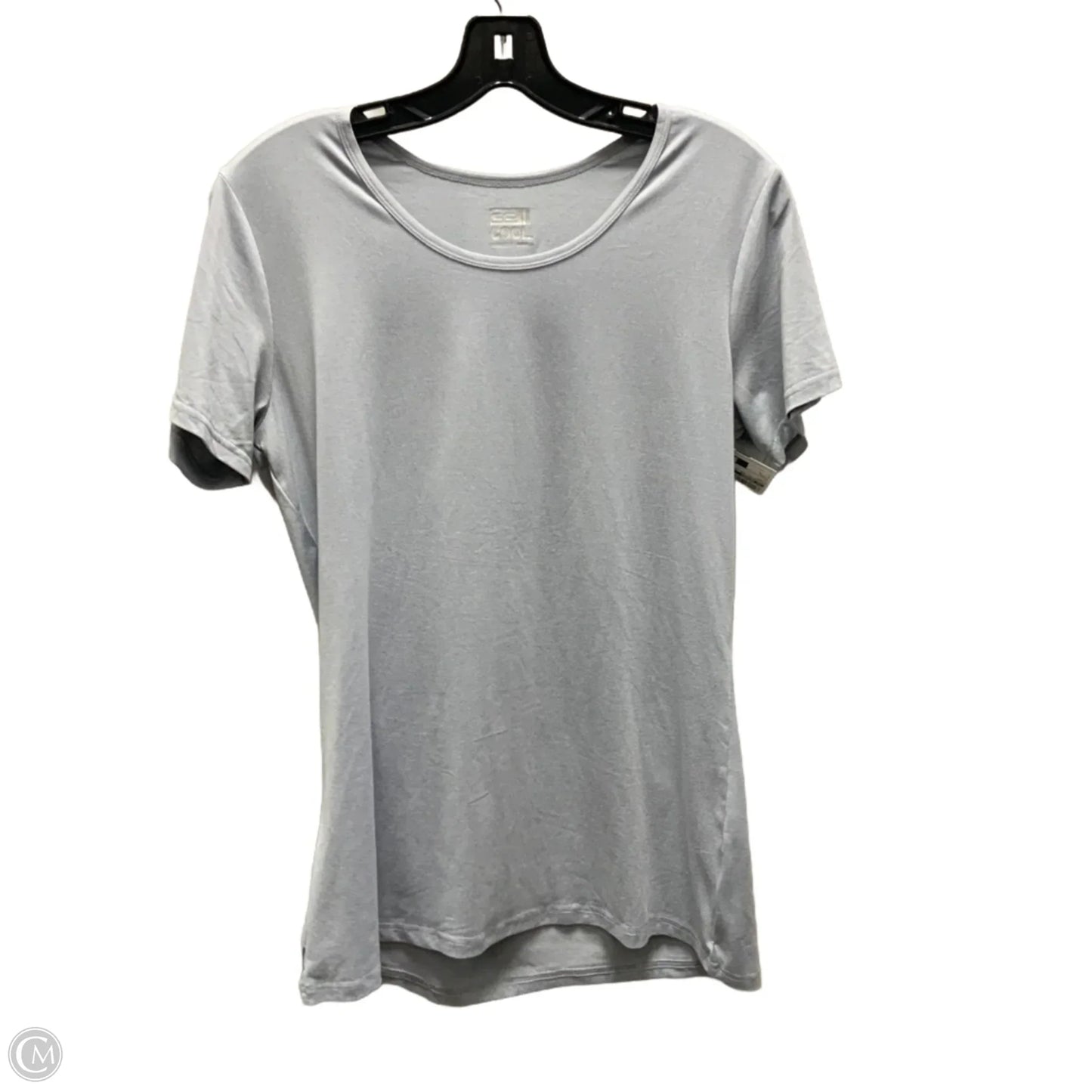 Athletic Top Short Sleeve By 32 Degrees In Grey, Size: L