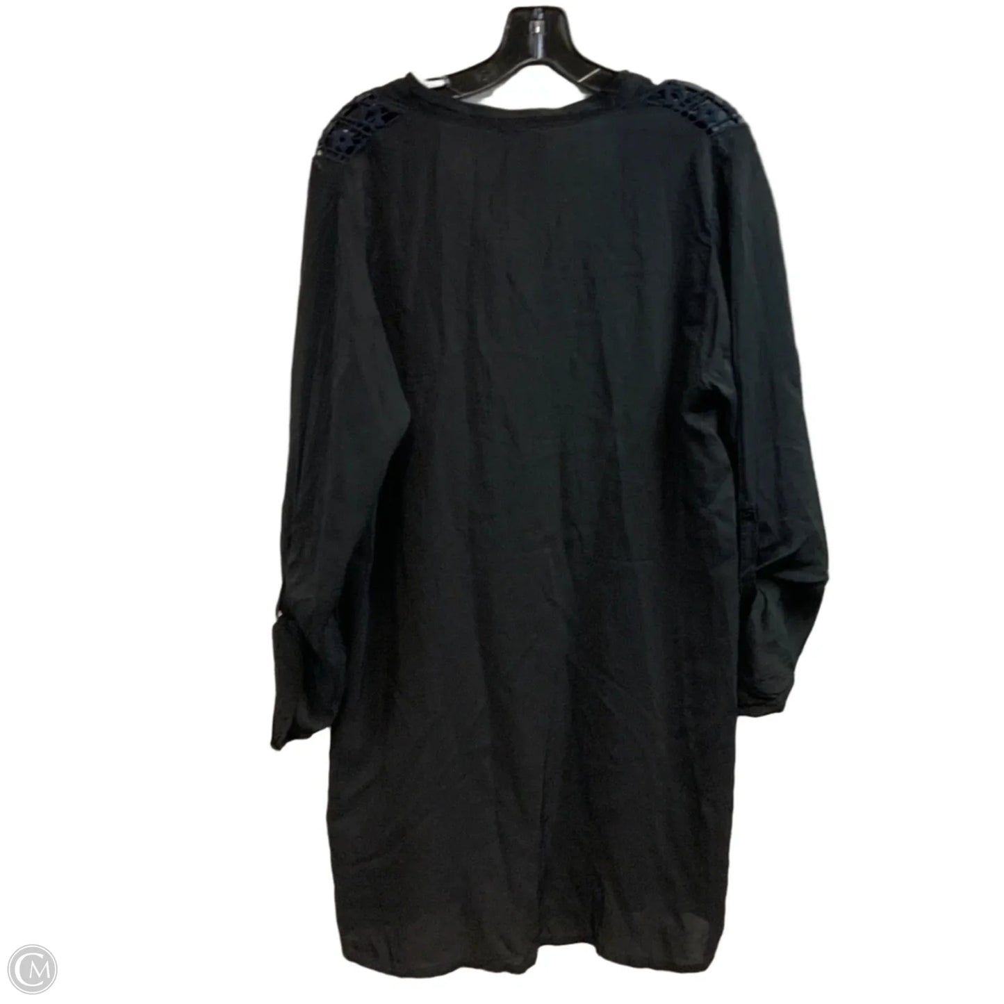 Tunic Long Sleeve By Johnny Was In Black, Size: M