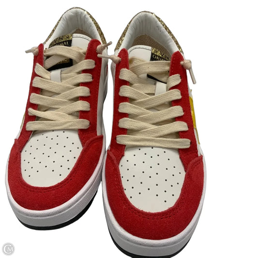 Shoes Sneakers By Vintage Havana In Red & White, Size: 8