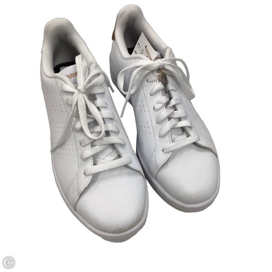 Shoes Athletic By Adidas In White, Size: 10