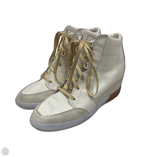 Shoes Sneakers By Sorel In Cream, Size: 9.5