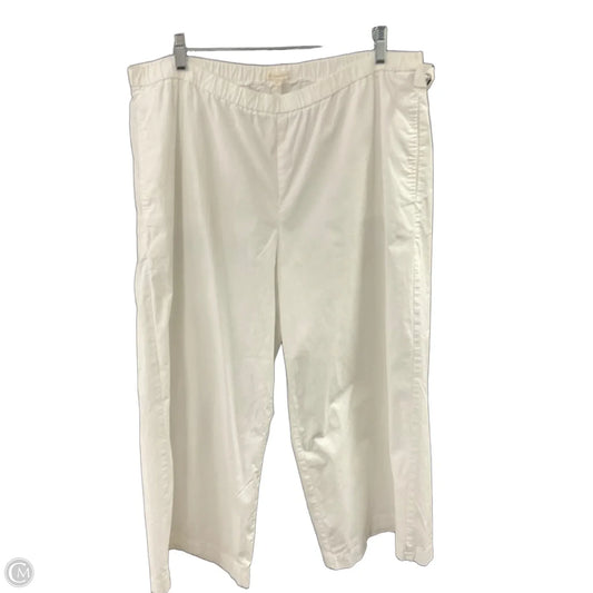 Pants Other By Eileen Fisher In White, Size: L