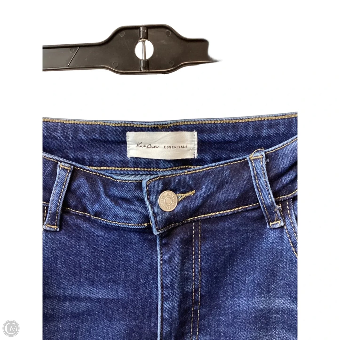Jeans Wide Leg By Kancan In Blue Denim, Size: 12