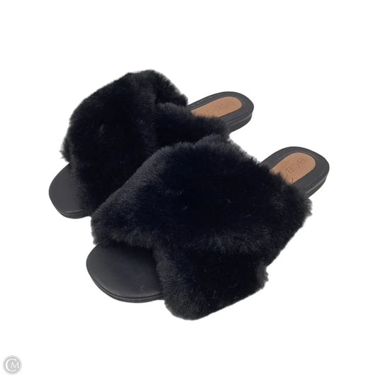 Sandals Flats By Bcbg In Black, Size: 7.5