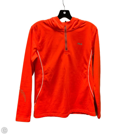 Athletic Jacket By Fila In Orange, Size: M