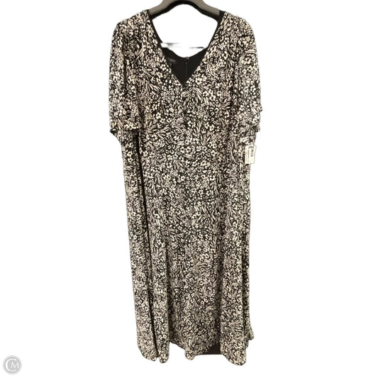 Dress Casual Maxi By Talbots In Black, Size: 3x