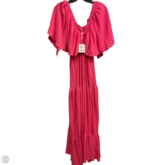 Dress Casual Maxi By Davi & Dani In Pink, Size: S
