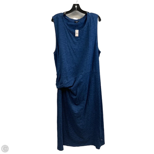 Dress Casual Maxi By Talbots In Blue, Size: 2x