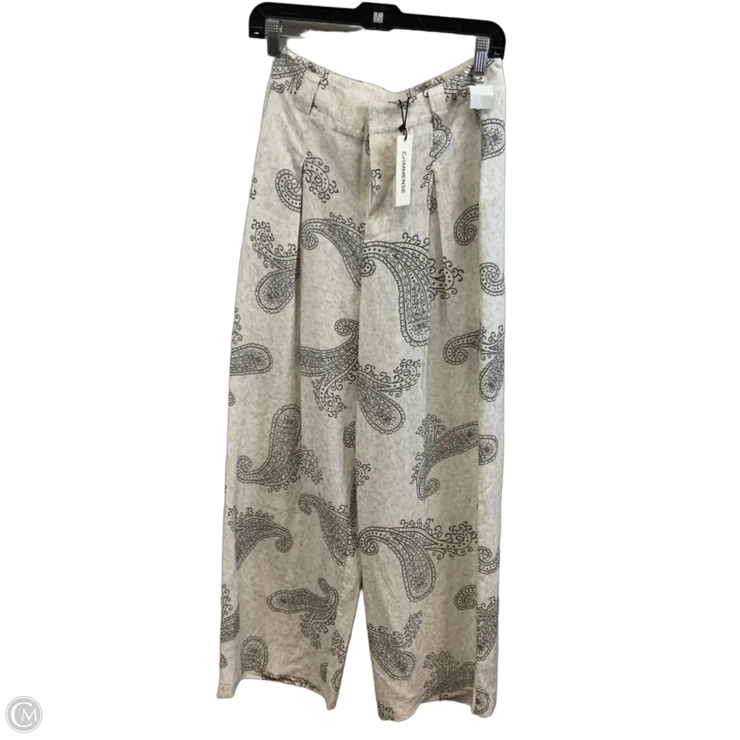 Pants Linen By Commense In White, Size: S