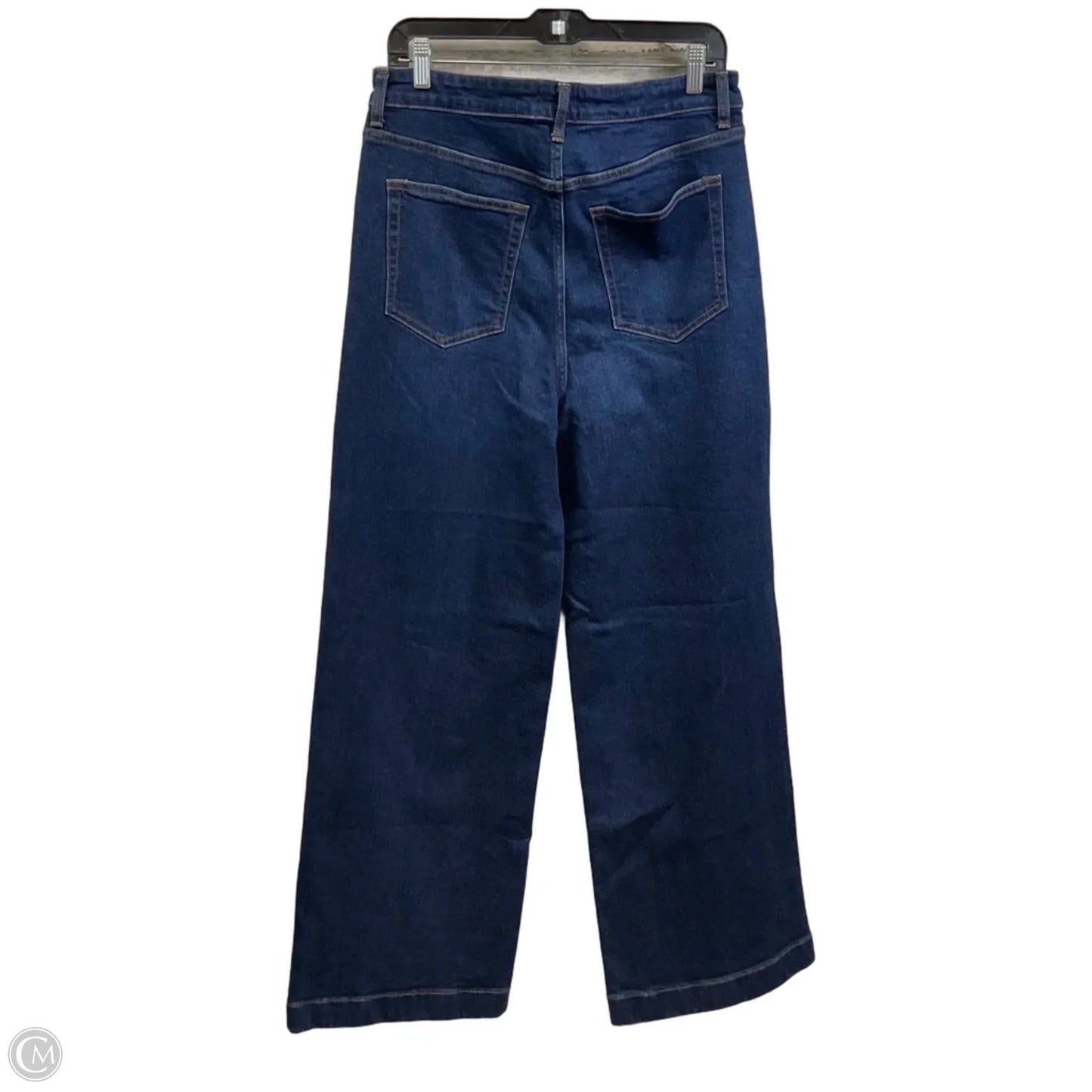 Jeans Wide Leg By Reformation In Blue Denim, Size: 10