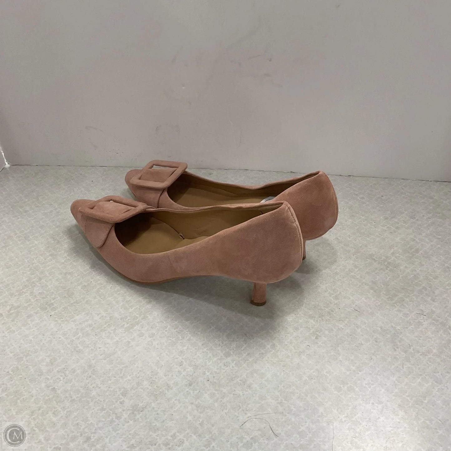 Shoes Heels Kitten By Andrea Carrano In Pink, Size: 9