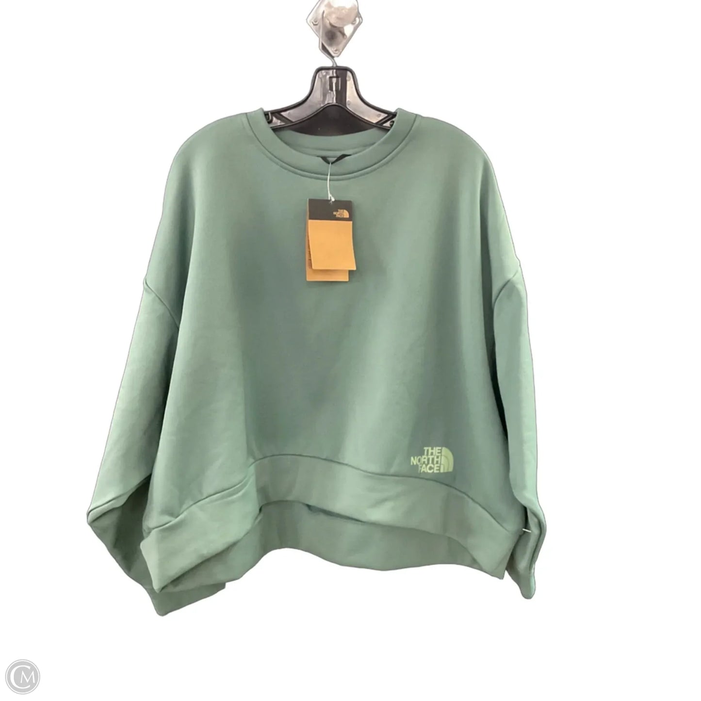 Sweatshirt Crewneck By The North Face In Green, Size: Xxl