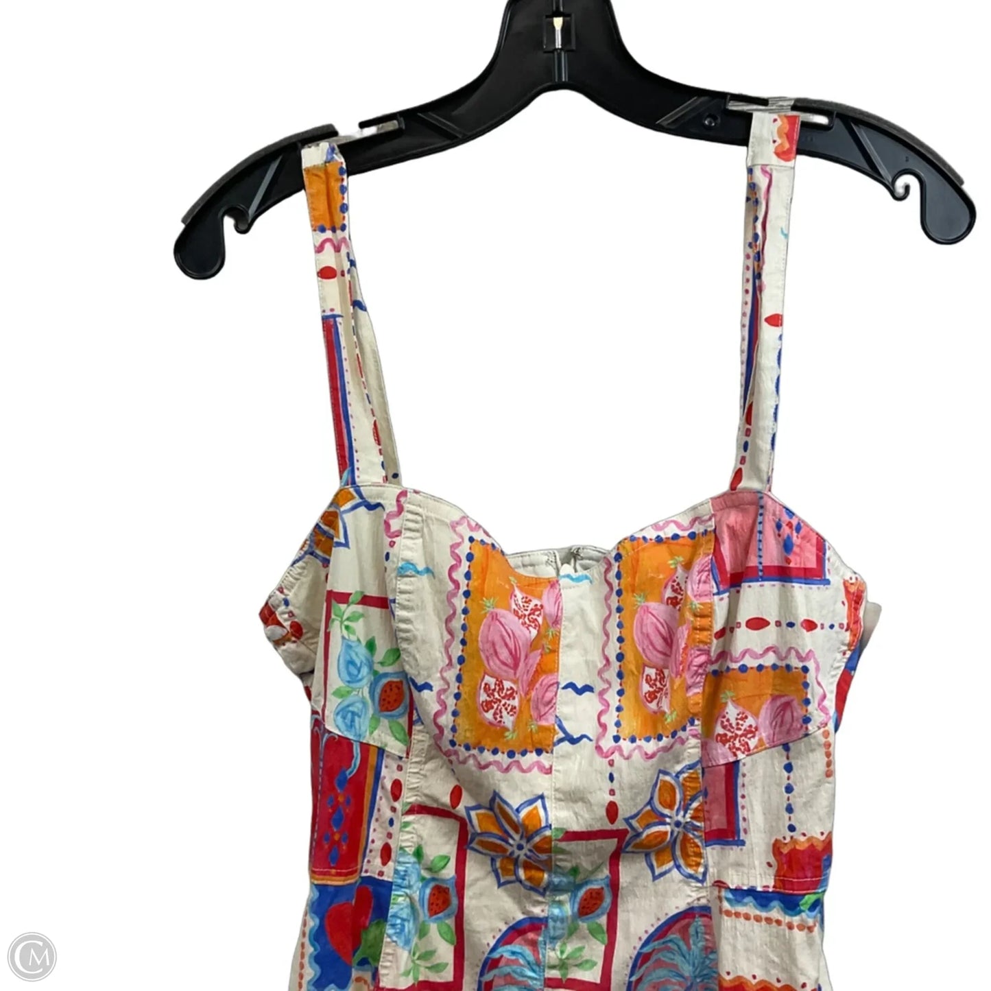 Dress Casual Short By Avec Les Filles In Red & Orange, Size: M