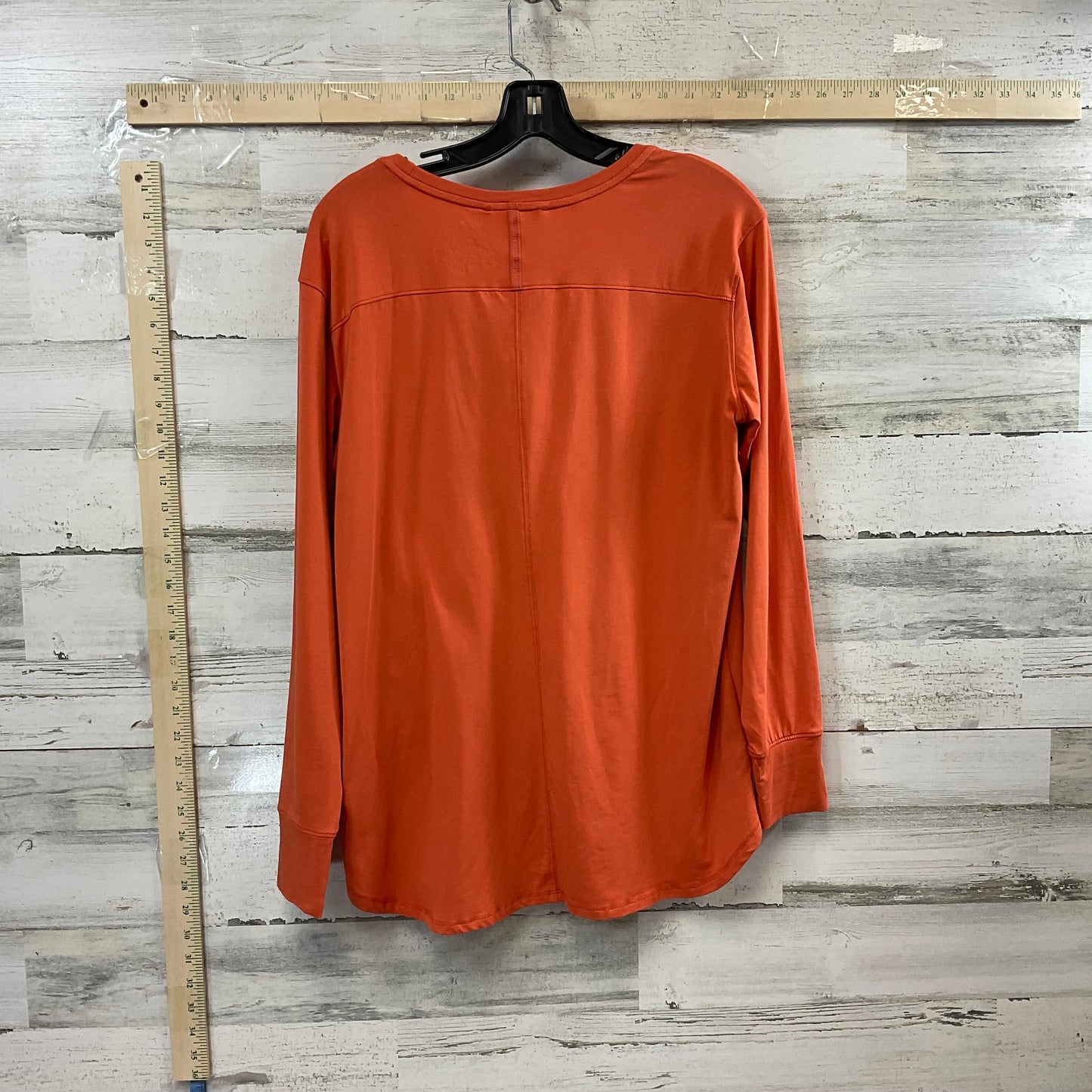 Orange Top Long Sleeve Basic L.l. Bean, Size M