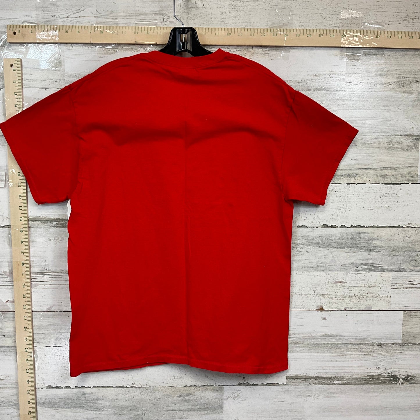 Red Top Short Sleeve Gildan, Size L