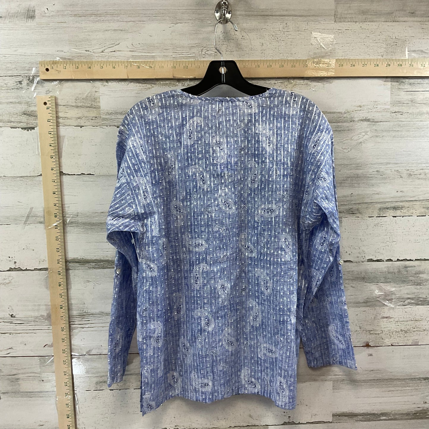 Blue Top Long Sleeve J. Jill, Size Xs