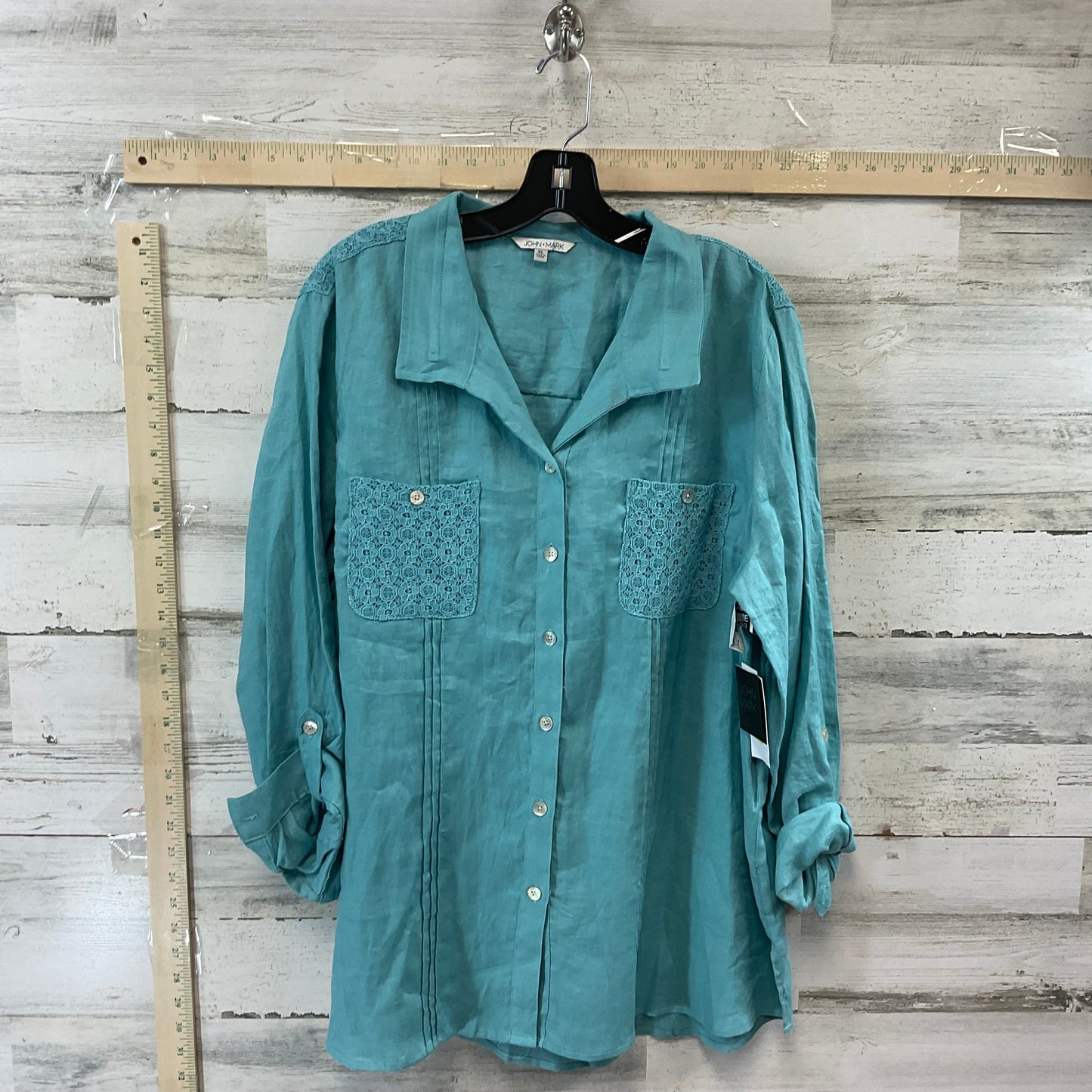 Blouse Long Sleeve By John Mark  Size: Xl