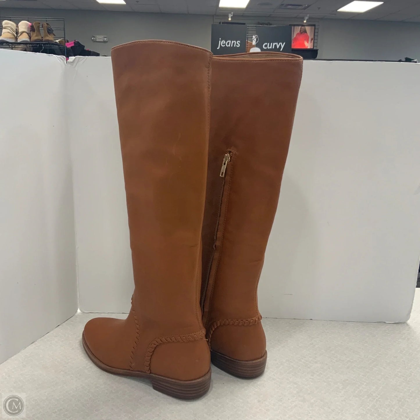 Boots Knee Flats By Ugg In Brown, Size: 7