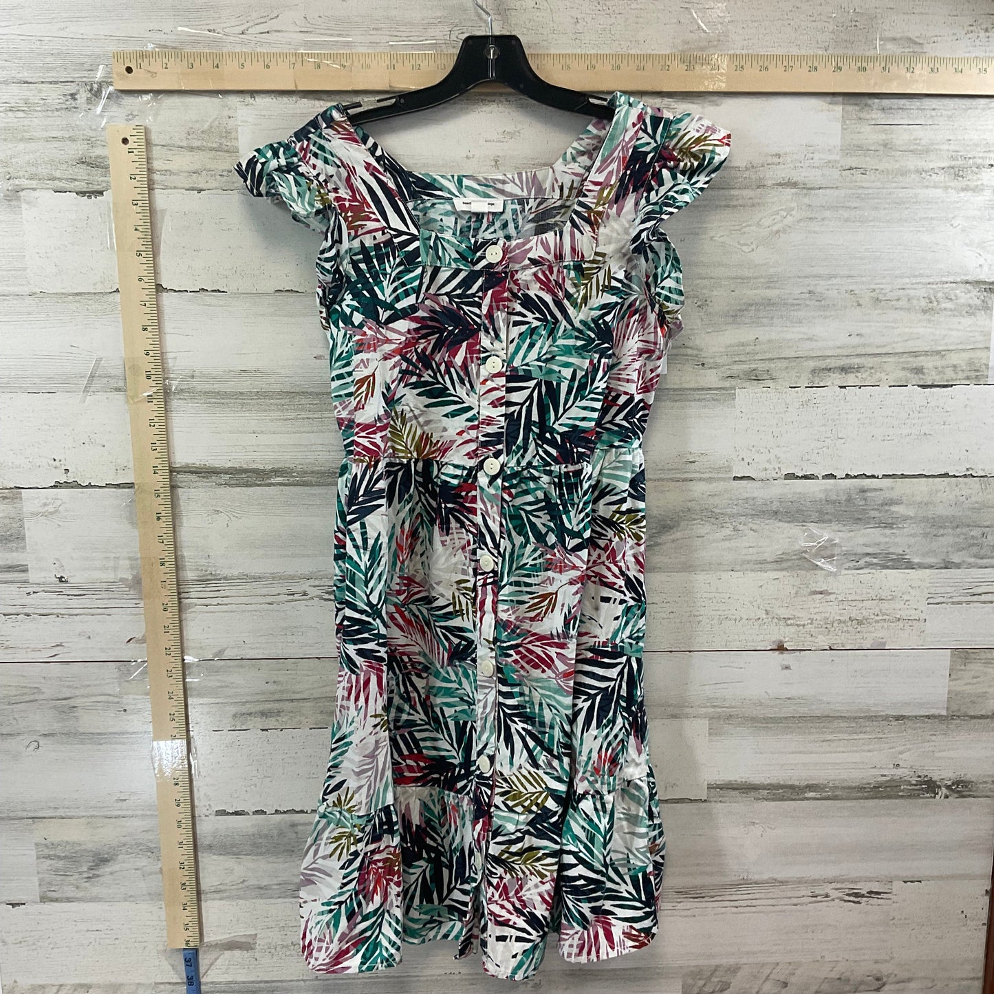 Multi-colored Dress Casual Short Beachlunchlounge, Size S