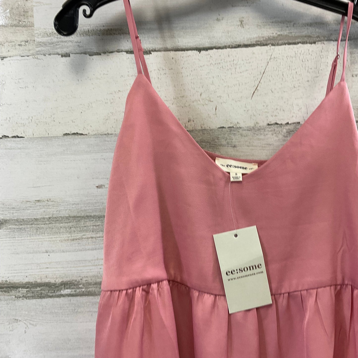 Pink Top Sleeveless Ee Some, Size S