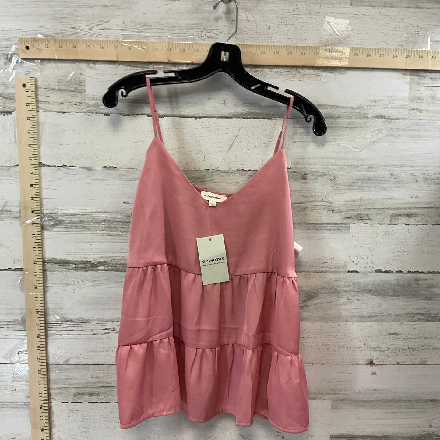 Pink Top Sleeveless Ee Some, Size S