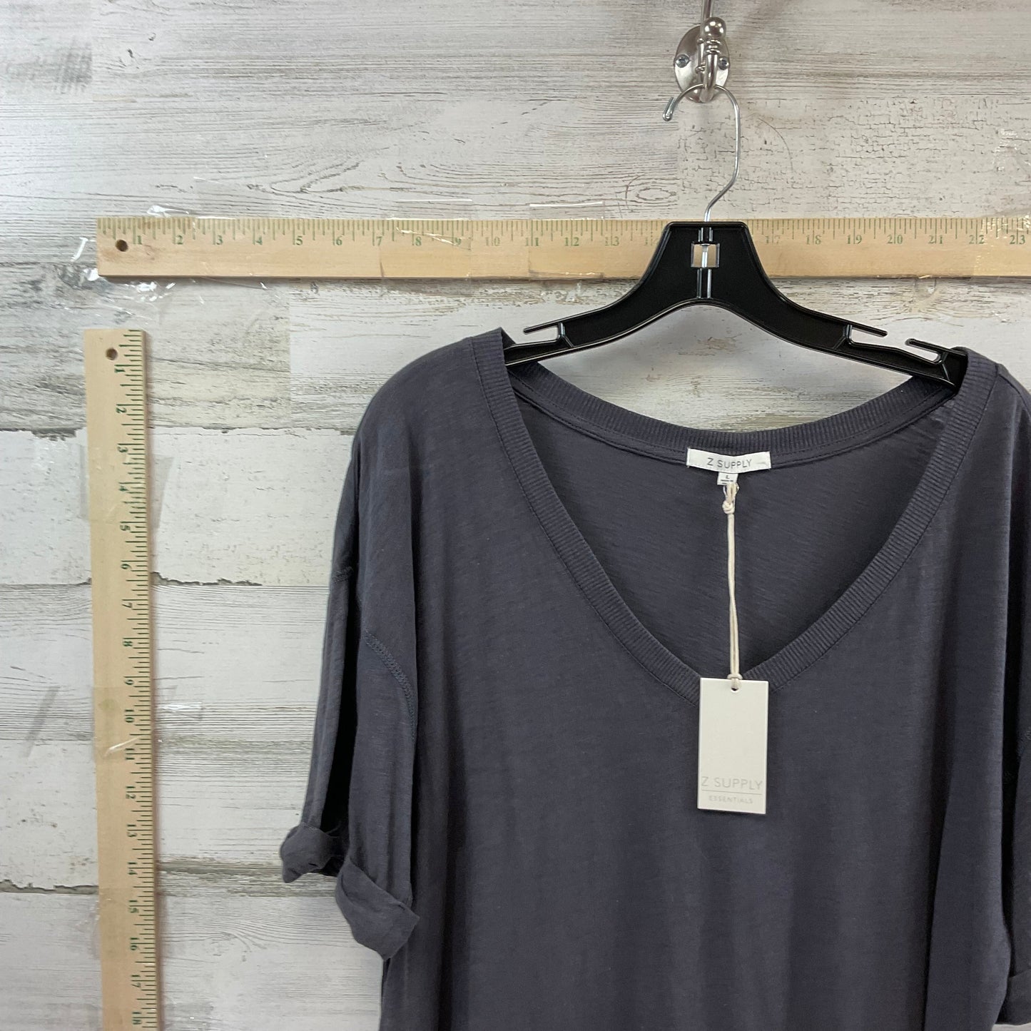 Grey Dress Casual Short Z Supply, Size L