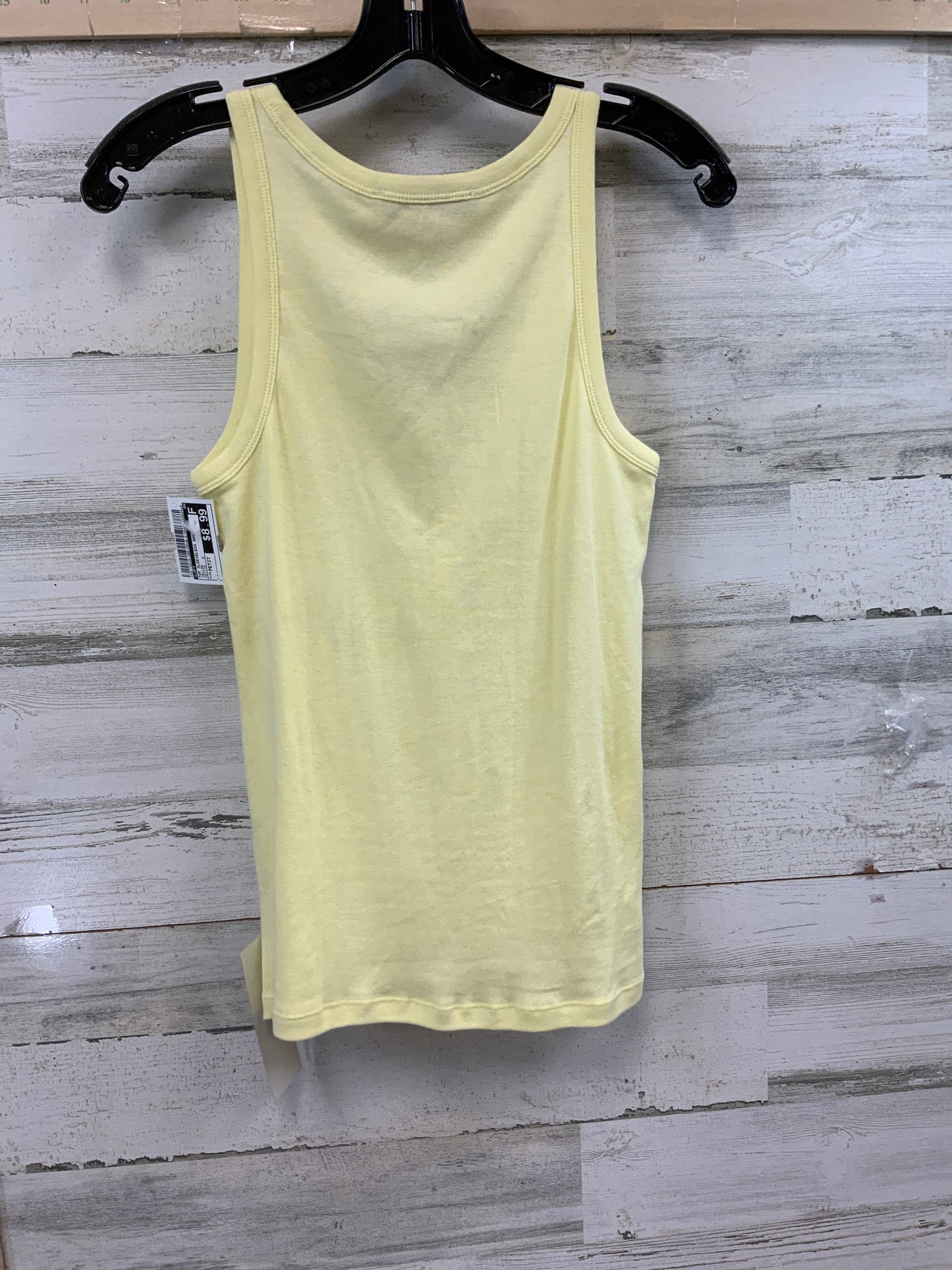 Yellow Top Sleeveless Basic Loft, Size Petite   S