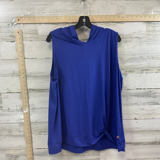 Blue Top Sleeveless Livi Active, Size 3x