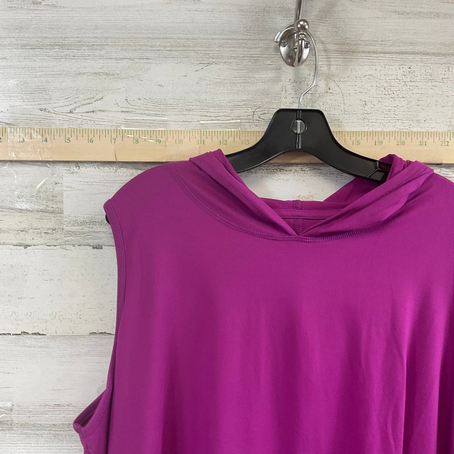 Purple Top Sleeveless Livi Active, Size 3x