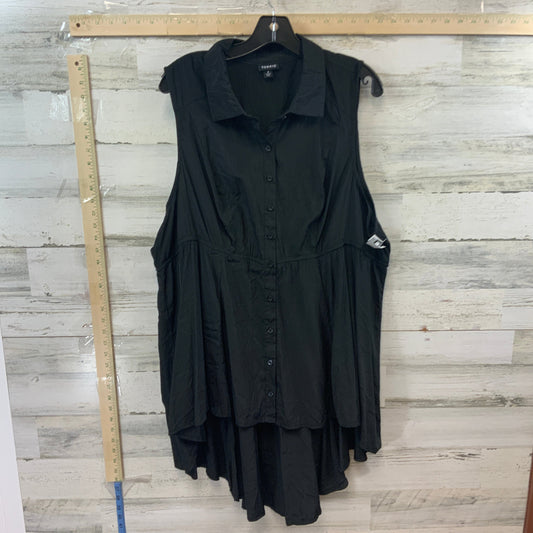 Black Blouse Sleeveless Torrid, Size 3x