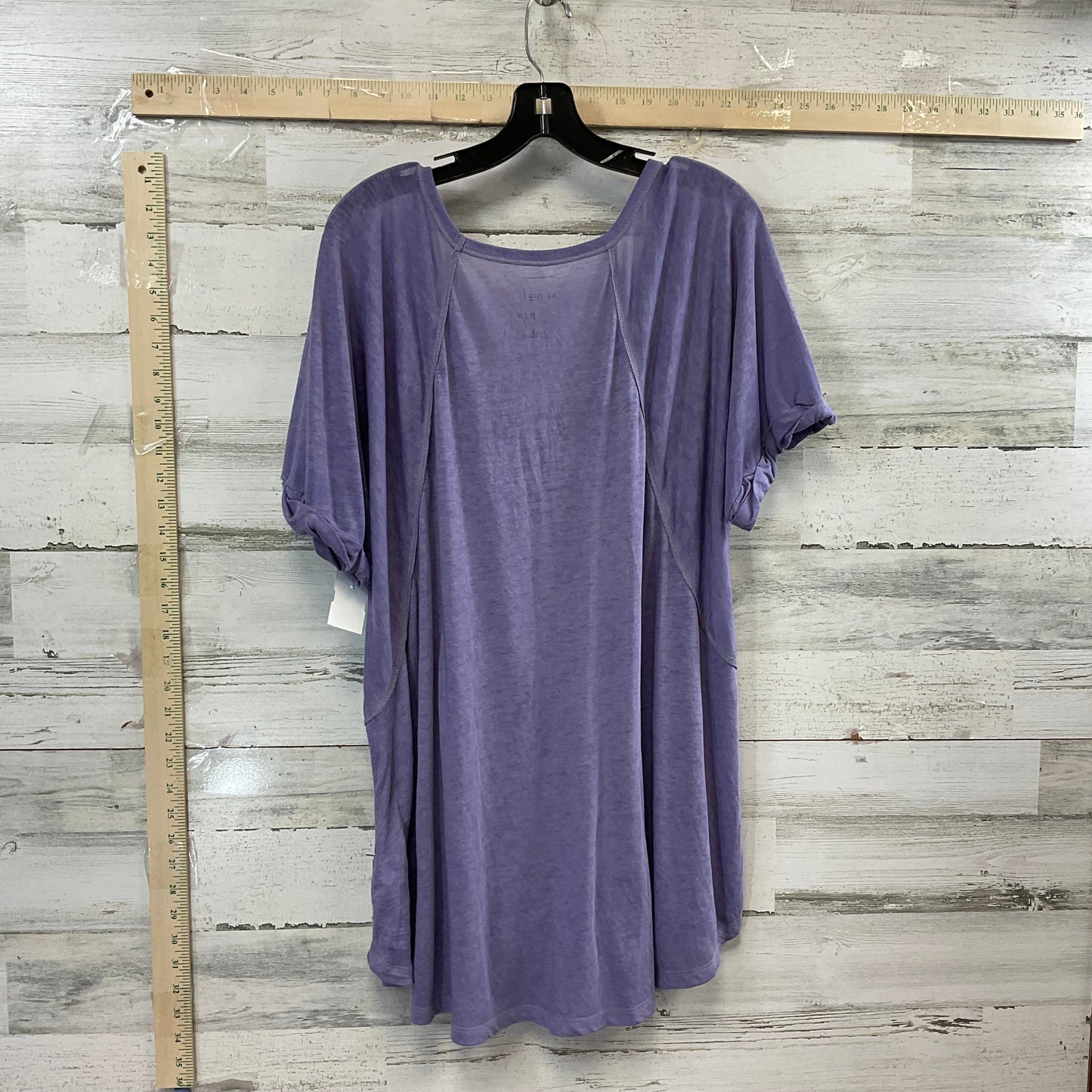 Purple Top Short Sleeve We The Free, Size M