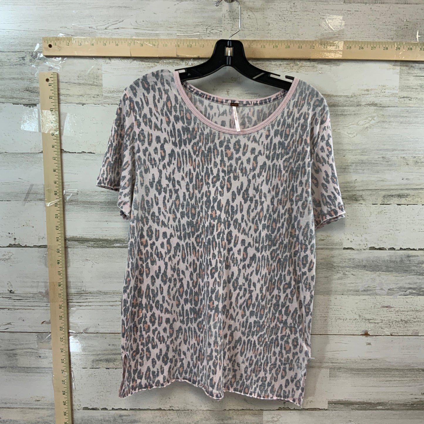 Pink Top Short Sleeve Free People, Size S